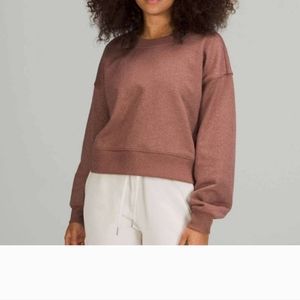 Lululemon perfectly cropped crew sweater